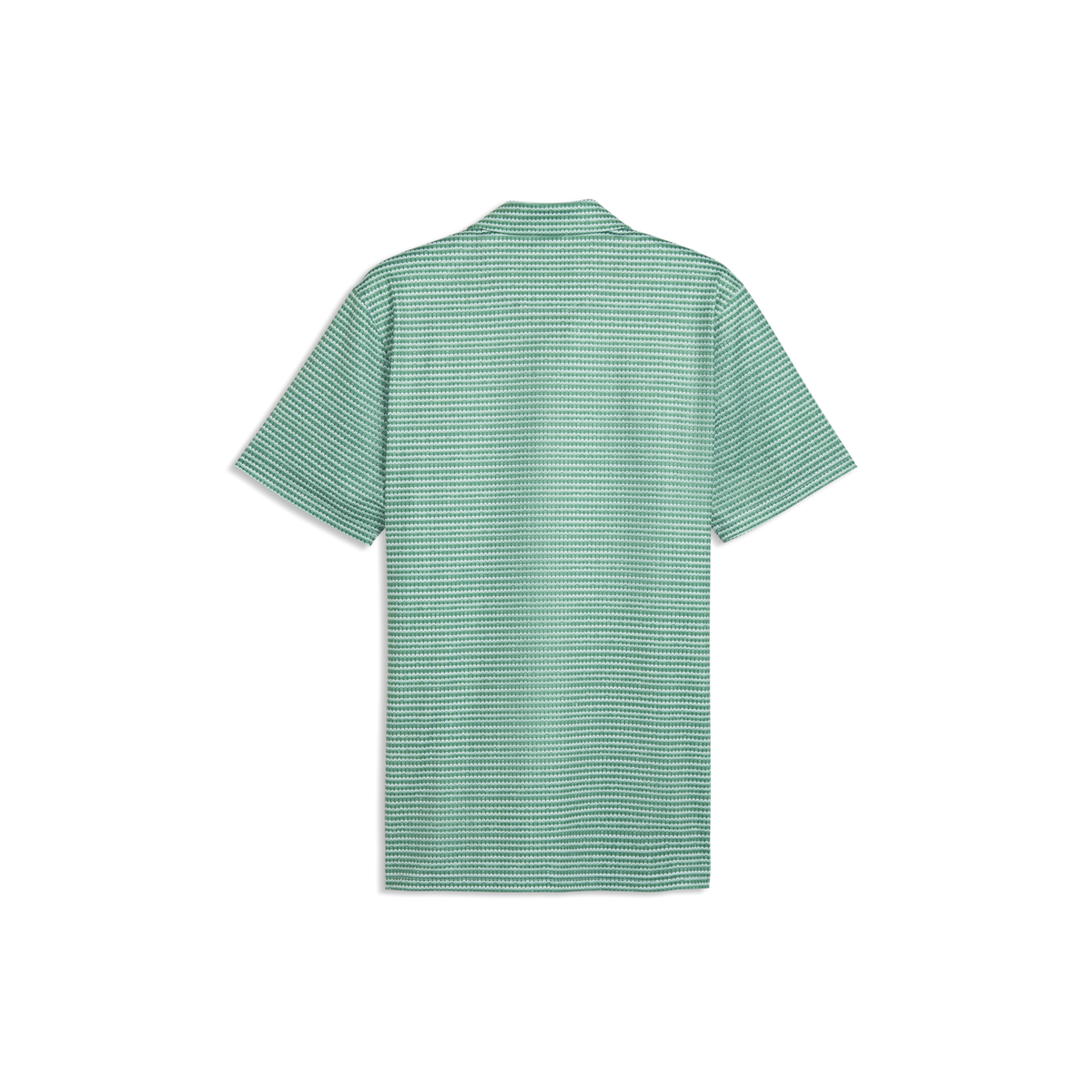 PUMA MATTR Stadium LC Golf Polo - Men's - White Glow-Luso Green