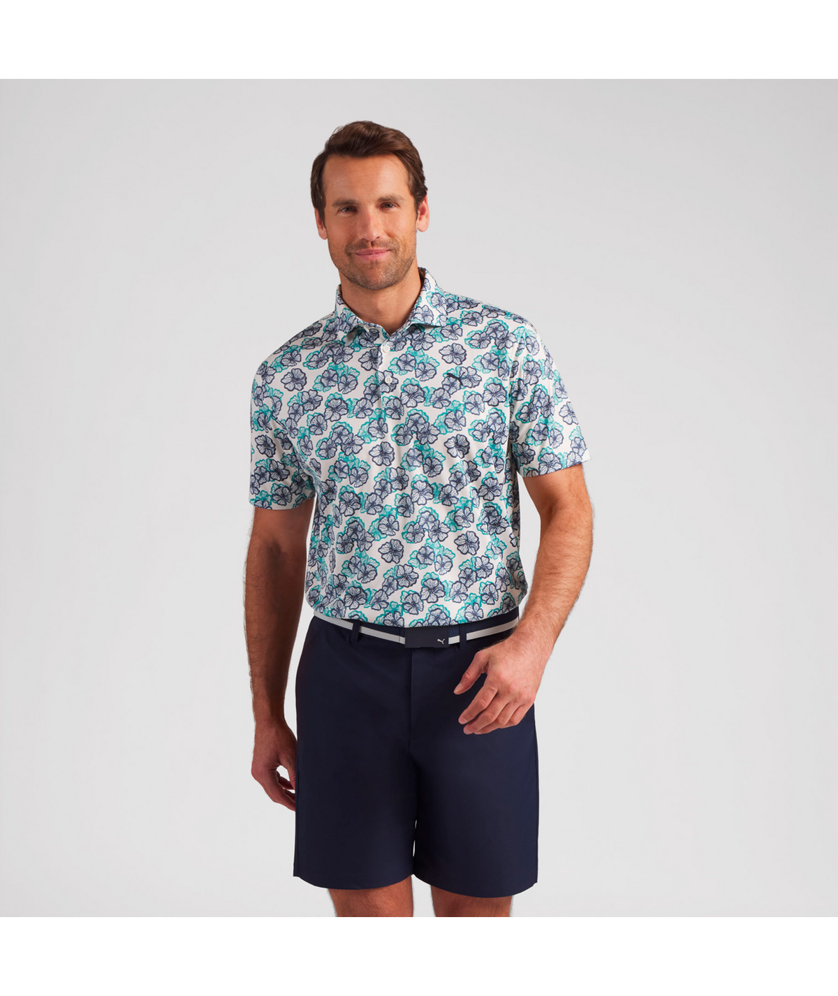 PUMA Pure 3.0 Lake Blossom LC Golf Polo - Men's