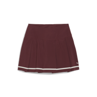 PUMA Stripe Pleated Golf Skirt - Women's - Ruby Shimmer