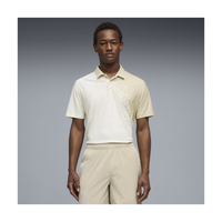 PUMA x Reigning Champ Golf Polo - Men's - Warm White-Desert Dust