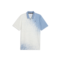 PUMA x Reigning Champ Golf Polo - Men's - Warm White-Zen Blue