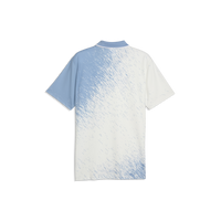 PUMA x Reigning Champ Golf Polo - Men's - Warm White-Zen Blue