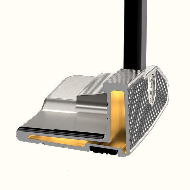 PXG Battle Ready II Closer hollow-body cutaway showing the internal construction