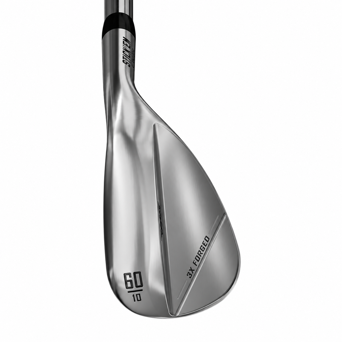 PXG Stick'em chrome wedge — sole view on white background