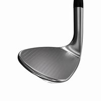 PXG Stick'em chrome wedge — toe face view on white background