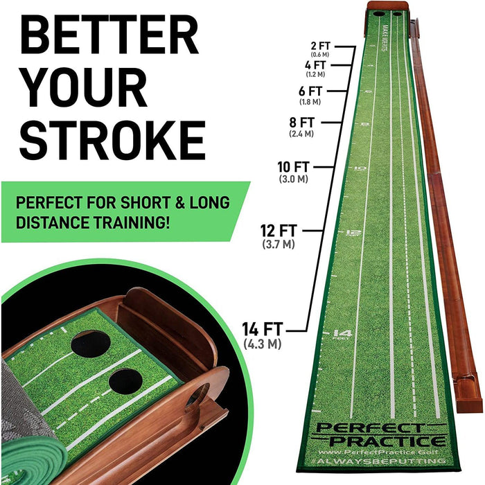 Perfect Practice Perfect Putting Mat™ - XL Edition