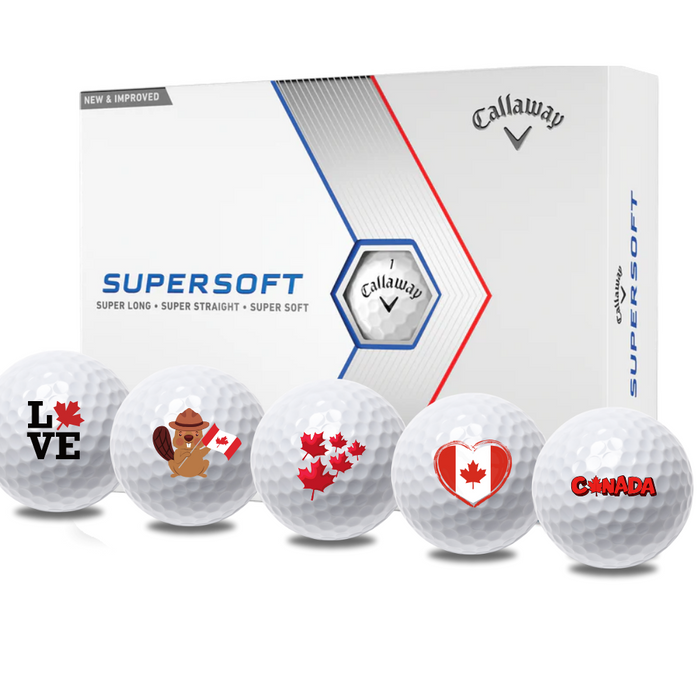 Proudly Canadian Branded Golf Balls
