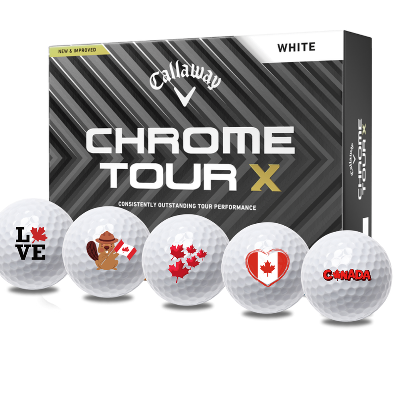 Proudly Canadian Branded Golf Balls