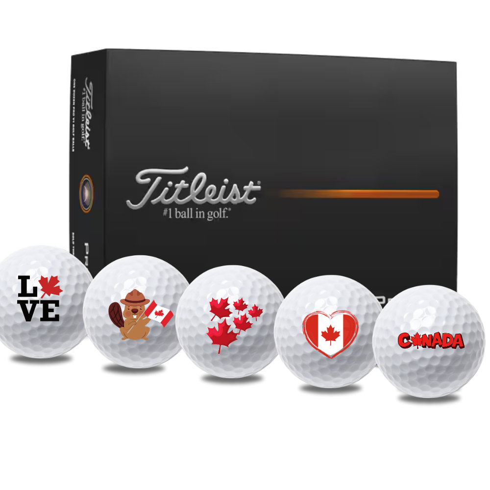 Proudly Canadian Branded Golf Balls