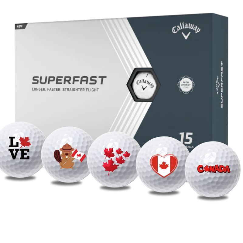 Proudly Canadian Branded Golf Balls