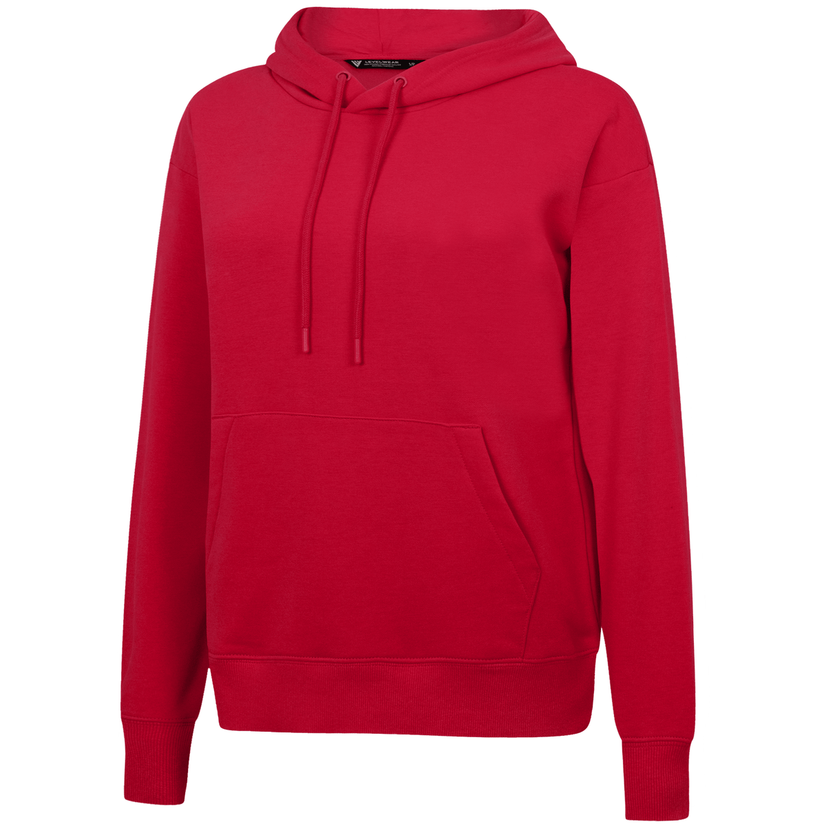 Levelwear Adorn Pullover Hoodie - Womens - Flame Red