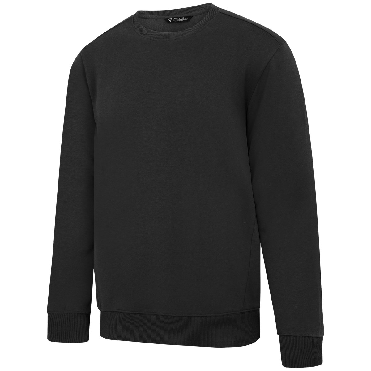Levelwear Zane Crewneck Pullover - Mens - Black