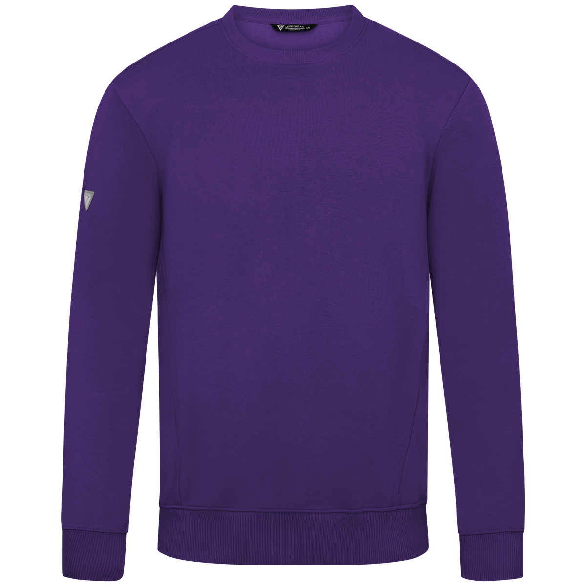 Levelwear Zane Crewneck Pullover - Mens - Purple