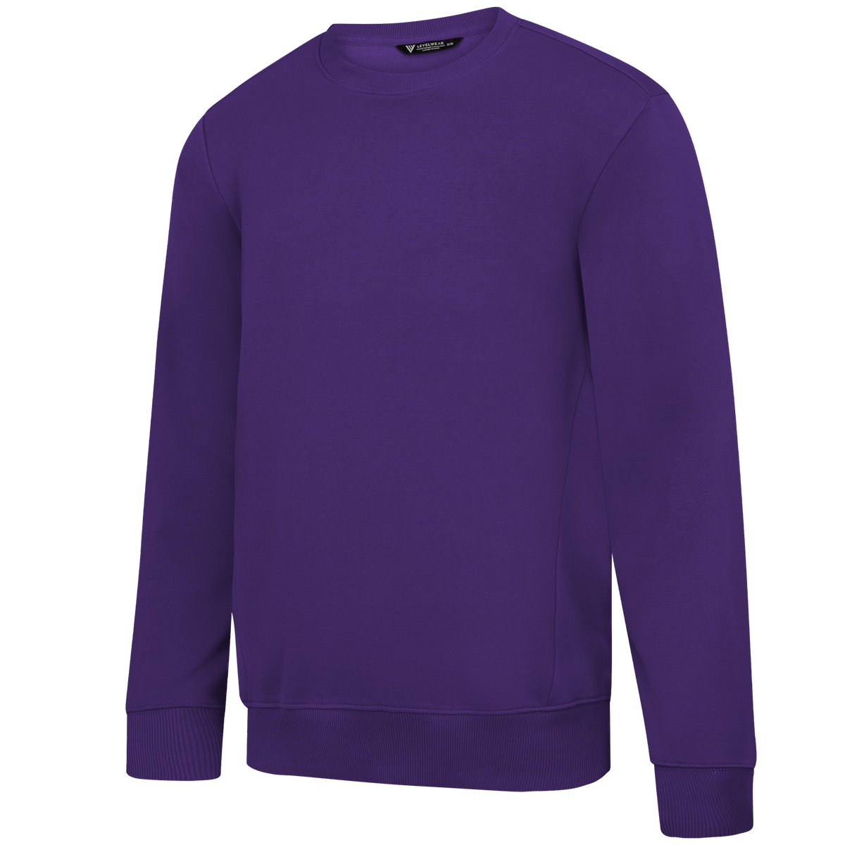 Levelwear Zane Crewneck Pullover - Mens - Purple