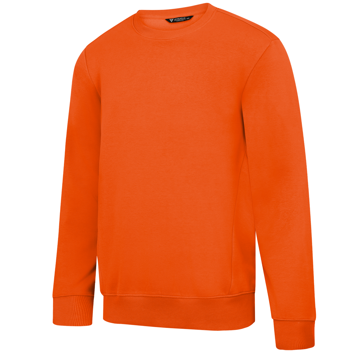 Levelwear Zane Crewneck Pullover - Mens - Orange