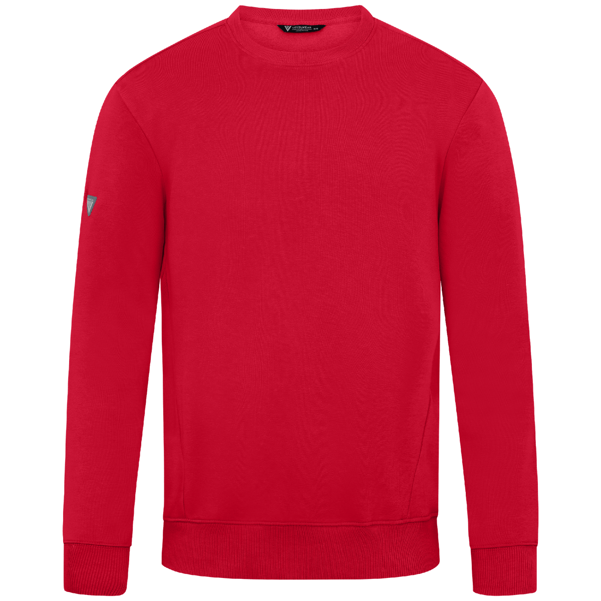 Levelwear Zane Crewneck Pullover - Mens - Flame Red
