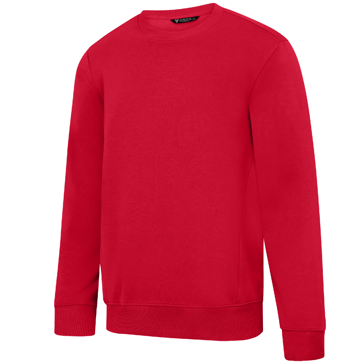 Levelwear Zane Crewneck Pullover - Mens - Flame Red