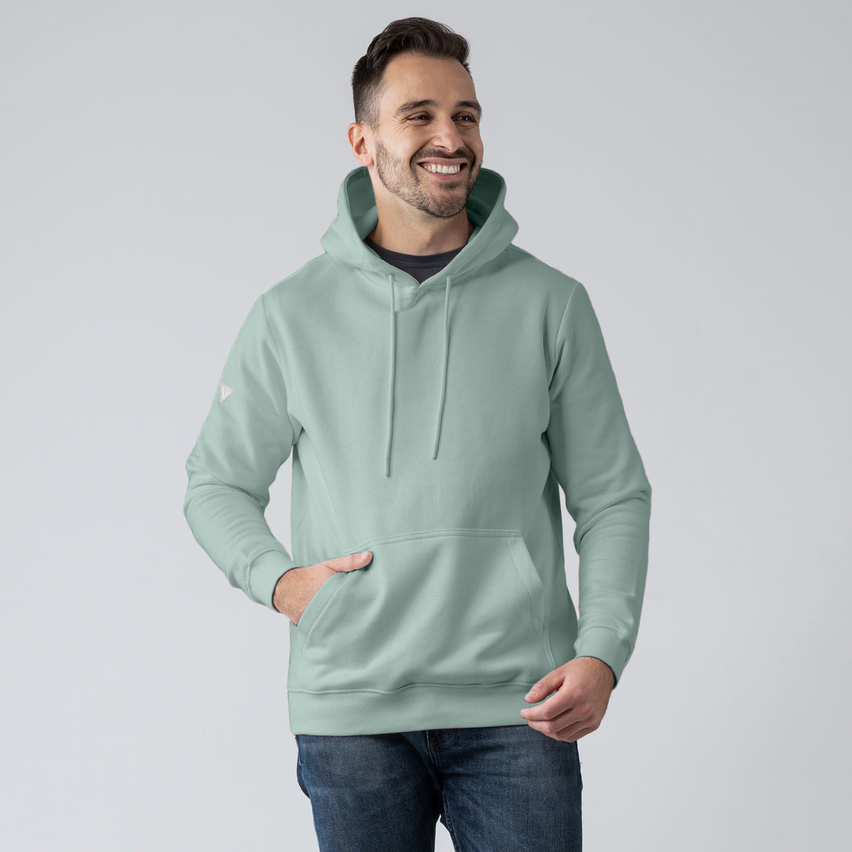 Levelwear Podium Hoodie - Mens - Eucalyptus