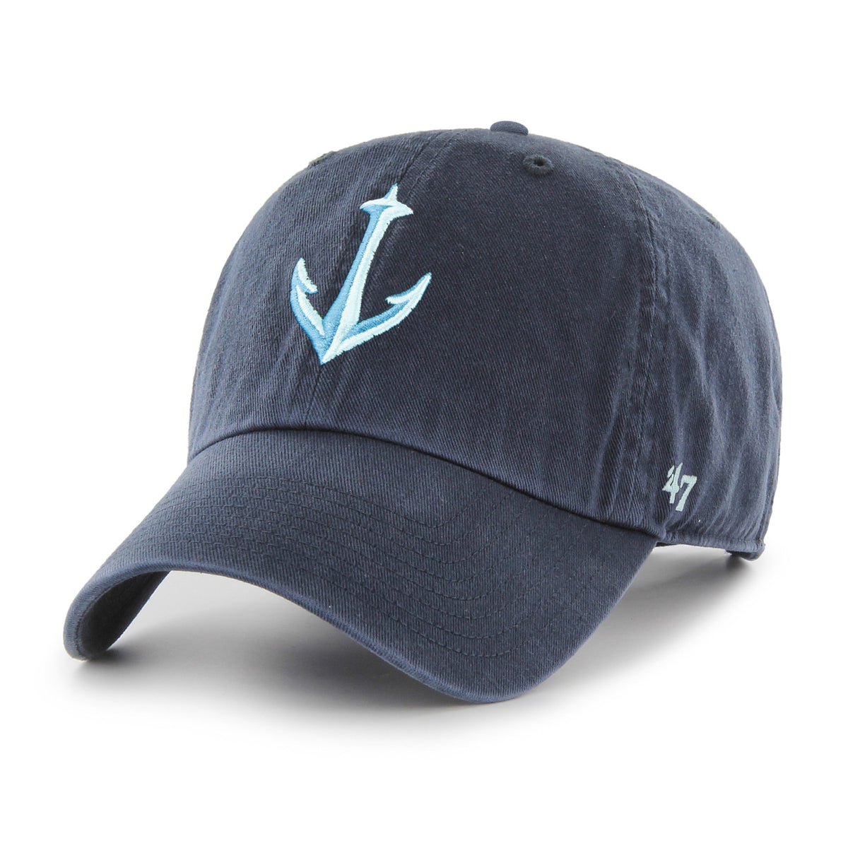 Seattle Kraken '47 Clean Up Cap - Anchor Logo