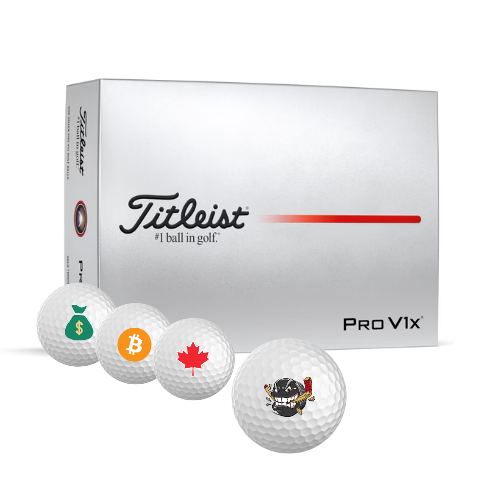 Special Symbol Custom Golf Balls - Unique Titleist Pro V1x