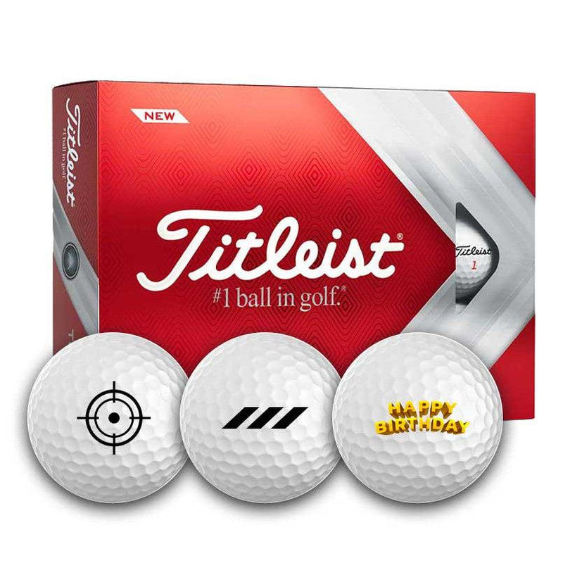 Special Symbol Custom Golf Balls - Unique Titleist TruFeel