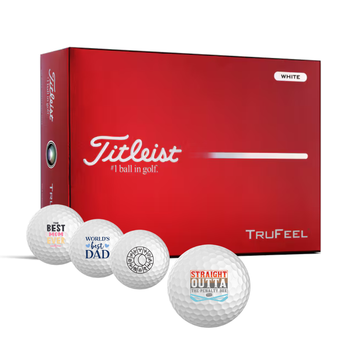 Special Symbol Custom Golf Balls - Unique Titleist TruFeel