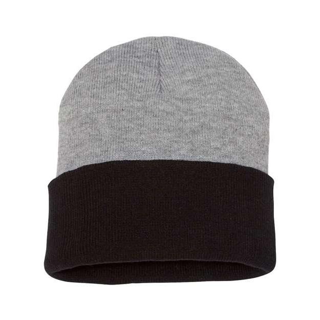Sportsman - 12" Color Blocked Cuffed Beanie