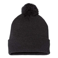 Sportsman - 12" Pom-Pom Cuffed Beanie