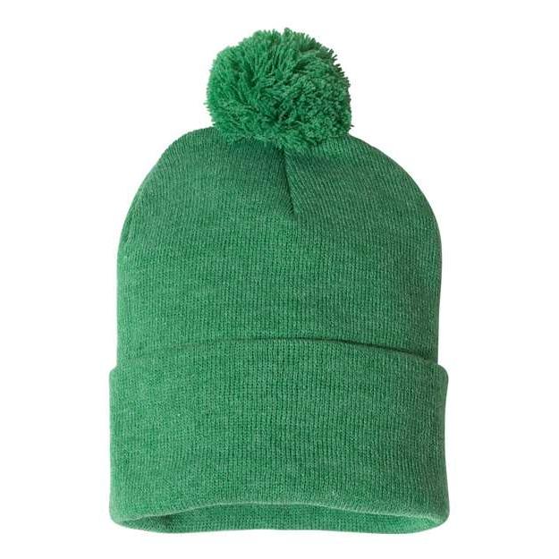 Sportsman - 12" Pom-Pom Cuffed Beanie
