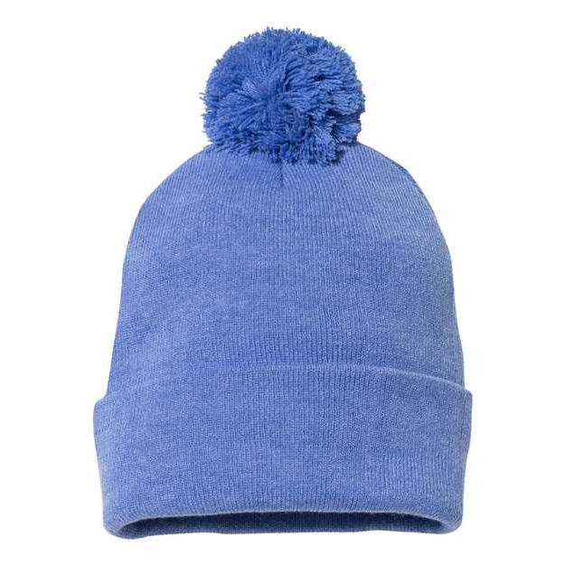Sportsman - 12" Pom-Pom Cuffed Beanie