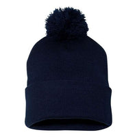 Sportsman - 12" Pom-Pom Cuffed Beanie