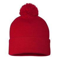 Sportsman - 12" Pom-Pom Cuffed Beanie