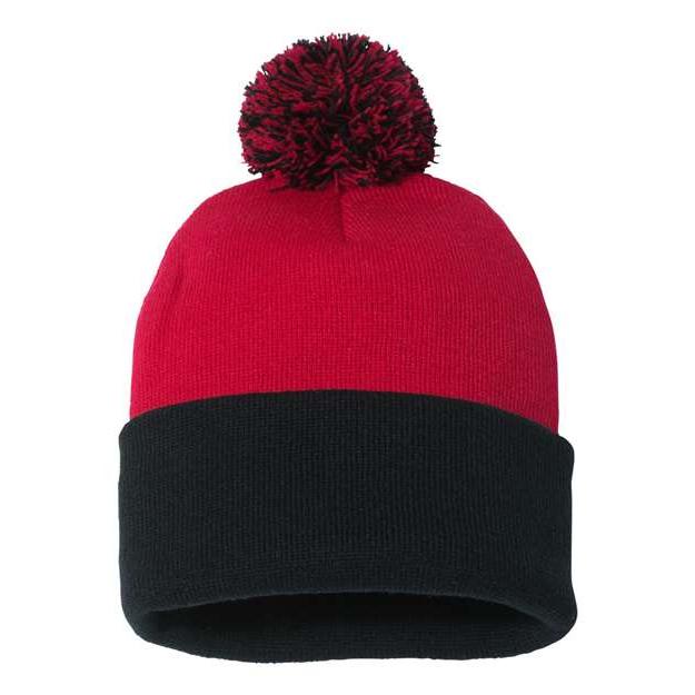 Sportsman - 12" Pom-Pom Cuffed Beanie