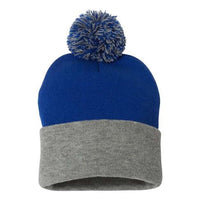 Sportsman - 12" Pom-Pom Cuffed Beanie