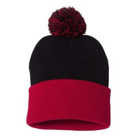 Sportsman - 12" Pom-Pom Cuffed Beanie