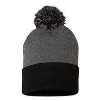 Sportsman - 12" Pom-Pom Cuffed Beanie