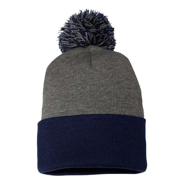 Sportsman - 12" Pom-Pom Cuffed Beanie