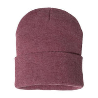 Sportsman - 12" Solid Cuffed Beanie