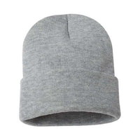 Sportsman - 12" Solid Cuffed Beanie