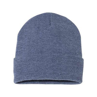 Sportsman - 12" Solid Cuffed Beanie