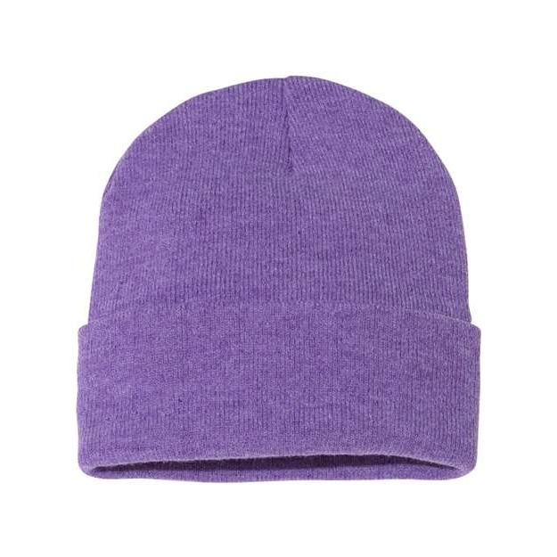 Sportsman - 12" Solid Cuffed Beanie