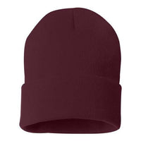 Sportsman - 12" Solid Cuffed Beanie