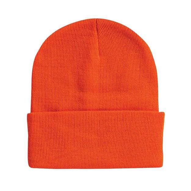 Sportsman - 12" Solid Cuffed Beanie
