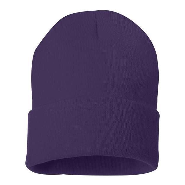 Sportsman - 12" Solid Cuffed Beanie