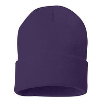 Sportsman - 12" Solid Cuffed Beanie