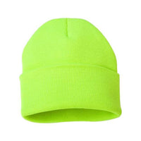 Sportsman - 12" Solid Cuffed Beanie
