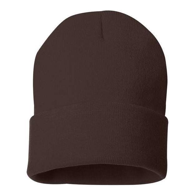 Sportsman - 12" Solid Cuffed Beanie