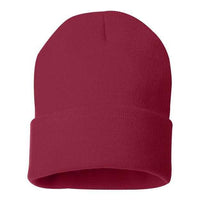 Sportsman - 12" Solid Cuffed Beanie