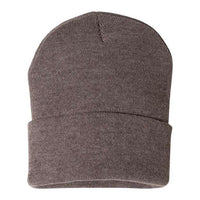 Sportsman - 12" Solid Cuffed Beanie