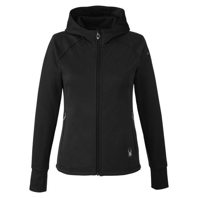 Spyder Full-Zip Hooded Fleece Jacket - Womens